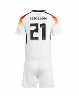 Germania Ilkay Gundogan #21 Maglia Gara Casa Repliche Europei 2024 Bambino